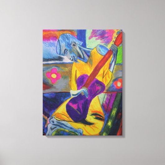 Kunstwerk van Debbie Davidsohn - Afdruk van schild Canvas Afdruk (Voorkant)