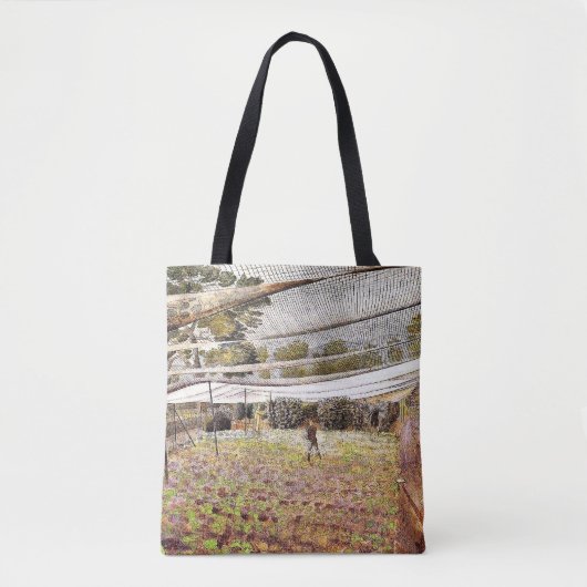 Kunstwerk van Eric Ravilious, Aardbeiennetten Tote Bag (Voorkant)