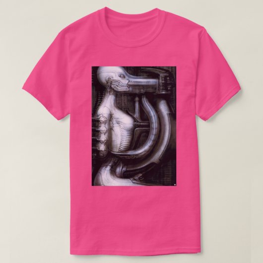 Kunstwerk van hans ruedi giger t-shirt (Design voorkant)