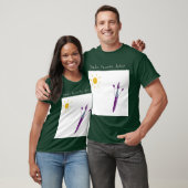 Kunstwerk van je kind voor vader op een T-shirt (Unisex)