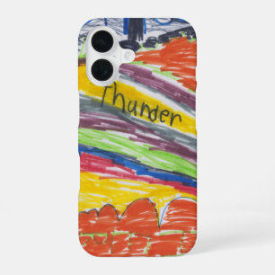 Kunstwerk van kinderen aandenken kunst of foto iPhone 16 hoesje