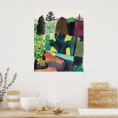 Kunstwerk van Paul Klee, Park, Poster (Keuken)