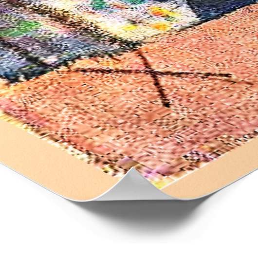 Kunstwerk van Paul Klee, Verwoeste Landschap Poster (Hoek)