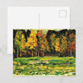 Kunstwerk van Wassily Kandinsky, Bosrand, Briefkaart (Voorkant / Achterkant)