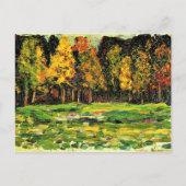 Kunstwerk van Wassily Kandinsky, Bosrand, Briefkaart (Voorkant)