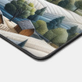 Kunstwerk van Winter Mountain Scene Bureaumat (Hoek)