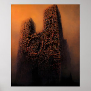 Kunstwerk van Zdzislaw Beksinski Poster