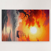 Kunstwerk verzenden legpuzzel (Horizontaal)