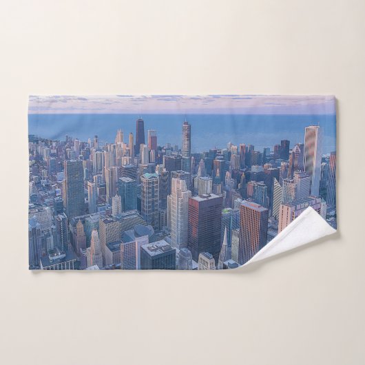 Kunstwerk voor de architectuur van Chicago | Bad Handdoek (Handdoek)
