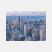 Kunstwerk voor de architectuur van Chicago | Fleece Deken (Voorkant (Horizontaal))