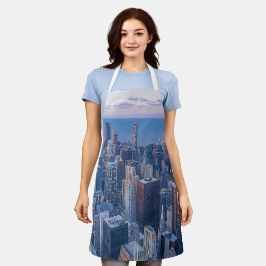 Kunstwerk voor de architectuur van Chicago | Schort (Gedragen)