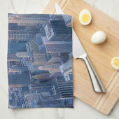 Kunstwerk voor de architectuur van Chicago | Theedoek (Quarter Fold)