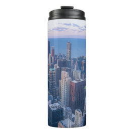 Kunstwerk voor de architectuur van Chicago | Thermosbeker