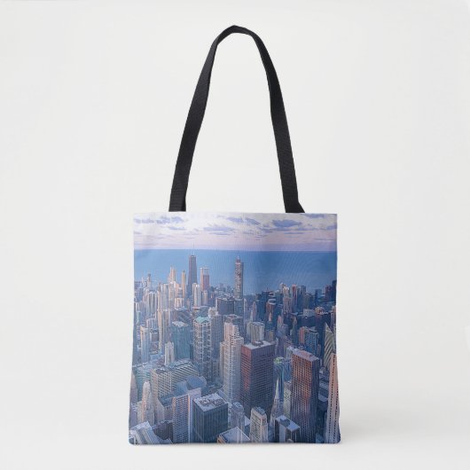 Kunstwerk voor de architectuur van Chicago | Tote Bag (Voorkant)