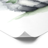 Kunstwerk voor de lammerennursery aan de muur poster (Hoek)