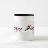 Kunstwerk voor de morticus met botervliegen mok (Midden)