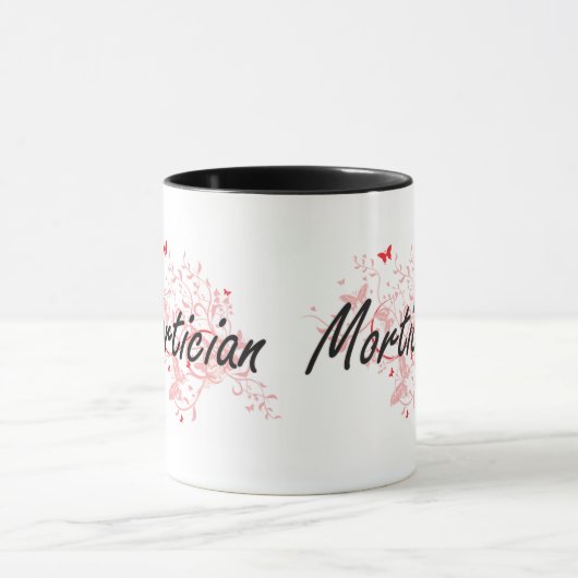 Kunstwerk voor de morticus met botervliegen mok (Midden)