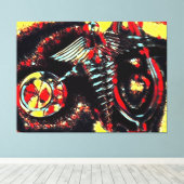 Kunstwerk voor essentiële medische werkers canvas afdruk (Insitu (Houten vloer))