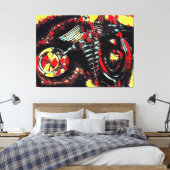 Kunstwerk voor essentiële medische werkers canvas afdruk (Insitu (Slaapkamer))