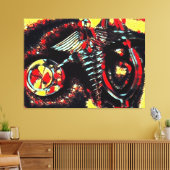 Kunstwerk voor essentiële medische werkers canvas afdruk (Insitu (Woonkamer))