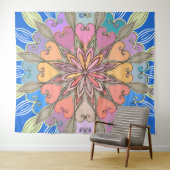 Kunstwerk voor esthetische wand Kleurrijk pasta Ma Wandkleed (In Situ (horizontaal))