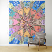 Kunstwerk voor esthetische wand Kleurrijk pasta Ma Wandkleed (In situ)