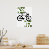 Kunstwerk voor fietslifestyle poster (Keuken)