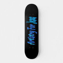 Kunstwerk voor Jezus 3, Crosses Blue Persoonlijk Skateboard