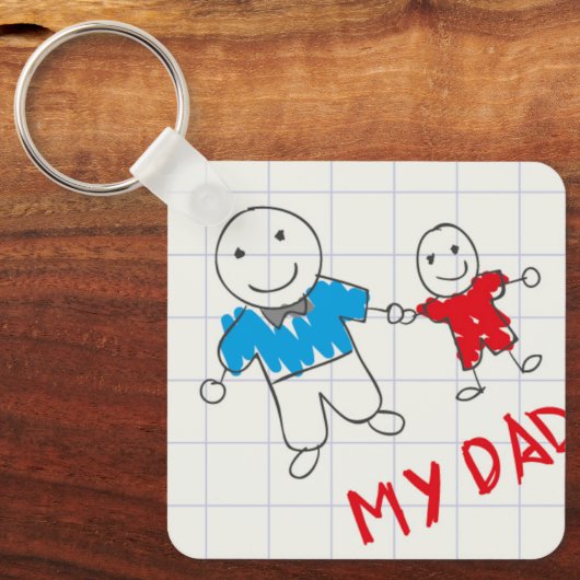 Kunstwerk voor kinderen & Foto Sleutelhanger (Voorkant)