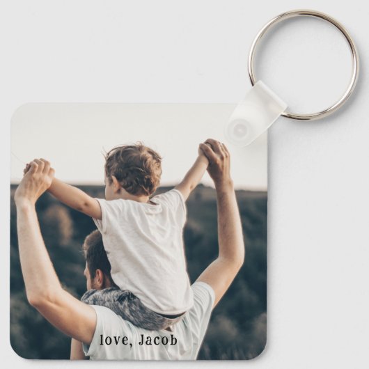 Kunstwerk voor kinderen & Foto Sleutelhanger (Achterkant)