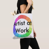 Kunstwerk voor kunstenaars - Gift Colorwheels-kleu Tote Bag (Dichtbij)