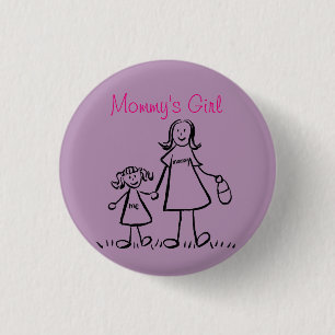 Kunstwerk voor moeders meisjes Aangepaste Buttonne Ronde Button 3,2 Cm