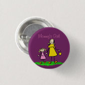 Kunstwerk voor moeders meisjes Aangepaste Buttonne Ronde Button 3,2 Cm (Voorkant /achterkant)