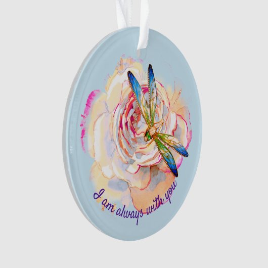 Kunstwerk voor waterverf van libellen ornament (voorkant)