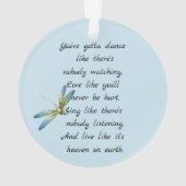 Kunstwerk voor waterverf van libellen ornament (achterkant)