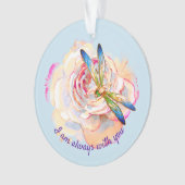 Kunstwerk voor waterverf van libellen ornament (voorkant)