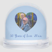 Kunstwerk Whimsical Paris Eiffel Tower KAN FOTO TO Sneeuwbol (Achterkant)