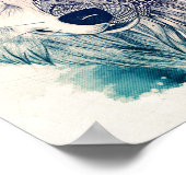 Kunstwerk Wolf Poster (Hoek)