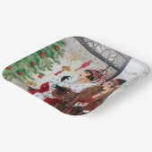 kunstwerken deco retro  damespapier bord (Gebogen)