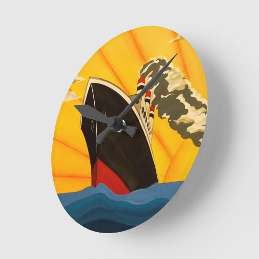 kunstwerken deco-scheepsmuur klok (Hoek)