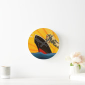 kunstwerken deco-scheepsmuur klok (Huis)