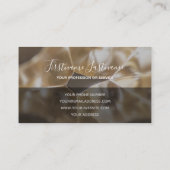 Kunstwerken van legeringen van abstract goud, van visitekaartje (Achterkant)