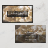 Kunstwerken van legeringen van abstract goud, van visitekaartje (Voorkant / Achterkant)