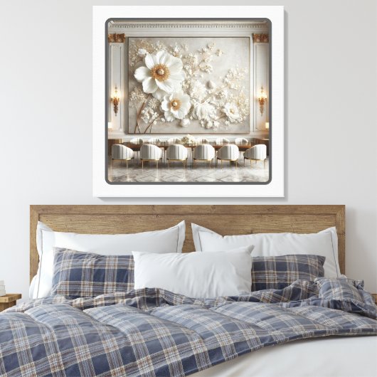 Kunstwerken voor moderne Sophisticatie Canvas Afdruk (Insitu (Slaapkamer))