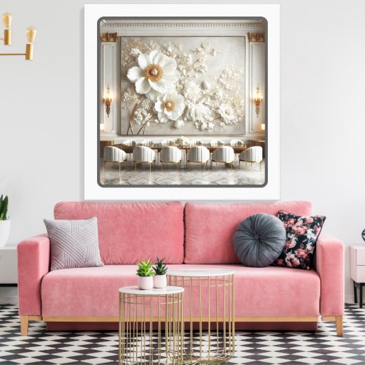 Kunstwerken voor moderne Sophisticatie Canvas Afdruk (Insitu (Woonkamer))