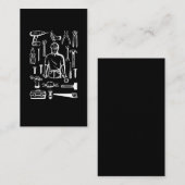 Kunstwerker Fathers Day Carpenter Hobbyist Tools Visitekaartje (Voorkant / Achterkant)