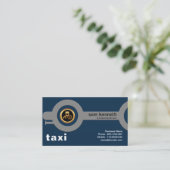 Kunstwerker taxichauffeur kunstrijdend kunstvoertu visitekaartje (Staand voorkant)
