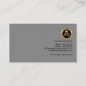 Kunstwerker taxichauffeur kunstrijdend kunstvoertu visitekaartje (Achterkant)