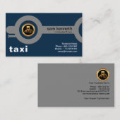 Kunstwerker taxichauffeur kunstrijdend kunstvoertu visitekaartje (Voorkant / Achterkant)