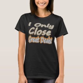 Kunstwerkontwerp over "geweldige deals". Kopen T-shirt